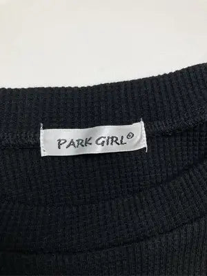 PARK GIRL/パークガール/シャツワンピース/ワンピース/ドレス/ブラック/M