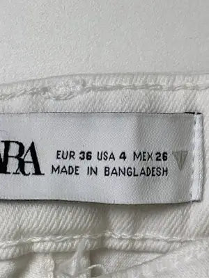 ZARA/ザラ/デニムパンツ/パンツ/ホワイト/EUR 36