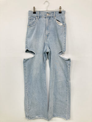 who's who chico/フーズフーチコ/デニムパンツ/パンツ/スカイブルー/S