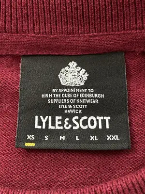 LYLE&SCOTT/ライルアンドスコット/ニット/セーター/トップス/レッド/XS