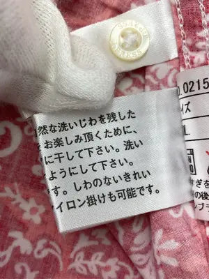 J.PRESS/ジェイプレス/シャツ/ブラウス/トップス/レッド/L