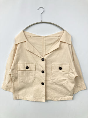 archives/アルシーヴ/シャツ/ブラウス/トップス/ベージュ/M