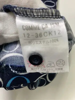 COMME CA ISM/コムサイズム/シャツワンピース/ワンピース/ドレス/ネイビー/L