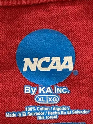 NCAA/Tシャツ/カットソー/トップス/レッド/XL