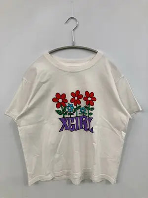 X-GIRL/エックスガール/Tシャツ/カットソー/トップス/ホワイト/1