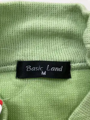 Basic Land/ニット/セーター/トップス/ライトグリーン/M