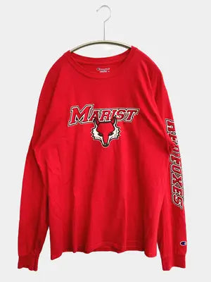 Champion/チャンピオン/Tシャツ/カットソー/トップス/レッド/L