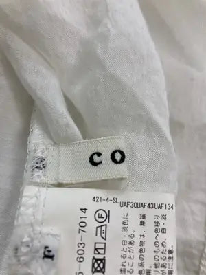 coen/コーエン/シャツ/ブラウス/トップス/ホワイト/F