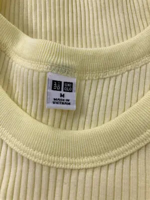 UNIQLO/ユニクロ/タンクトップ/トップス/イエロー/M