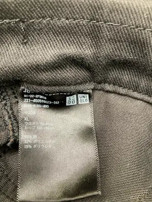 UNIQLO/ユニクロ/チノパンツ/パンツ/ブラック/XL   ウエスト75-81cm   ヒップ100-106cm
