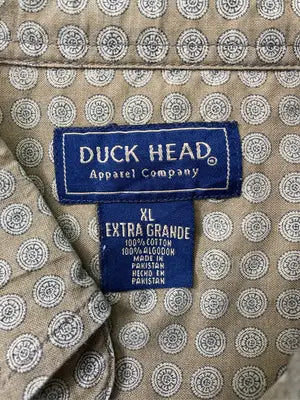 DUCK HEAD/シャツ/ブラウス/トップス/アイボリー/XL
