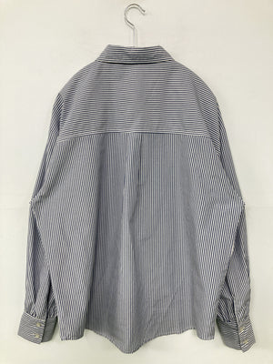 nemne/ネンネ/ビジネスシャツ/トップス/ブルー/S