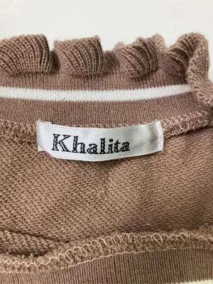 KHALITA/ハリータ/Tシャツ/カットソー/トップス/ブラウン/L