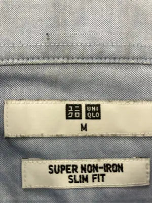 UNIQLO/ユニクロ/ビジネスシャツ/トップス/ブルー/M