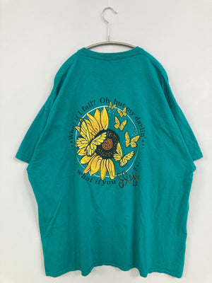 Girlie Girl/Tシャツ/カットソー/トップス/ライトグリーン/2X