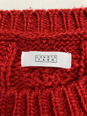 LOWRYS FARM/ローリーズファーム/ニット/セーター/トップス/レッド/F