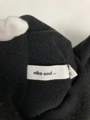 niko and .../ニコアンド/ニット/セーター/トップス/ブラック/M