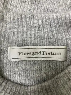 Flow and fixture/ニット/セーター/トップス/グレー/M