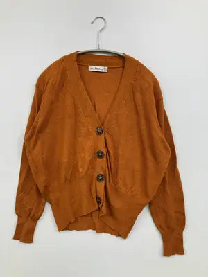 ZARA/ザラ/カーディガン/ボレロ/トップス/ブラウン/EUR M