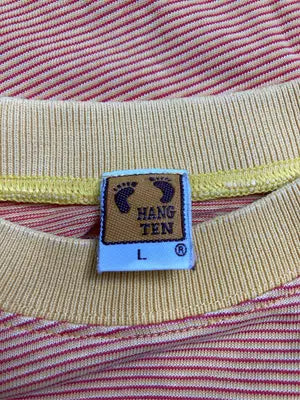 HANG TEN/ハングテン/Tシャツ/カットソー/トップス/イエロー/L