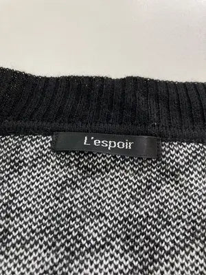 L'espoir/レスポワール/ニット/セーター/トップス/ブラック/M
