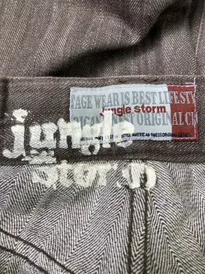 JUNGLE STORM/ジャングルストーム/スラックス/パンツ/ブラウン/M