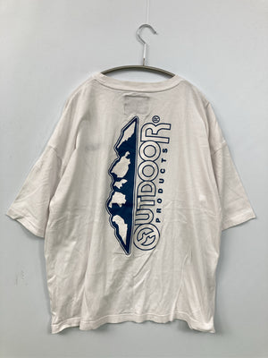 OUTDOOR/アウトドア/Tシャツ/カットソー/トップス/ホワイト/L