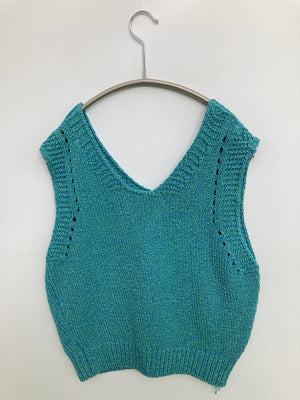 haag/ハーグ/ニット/セーター/トップス/ブルー