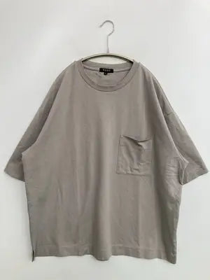 PLST/プラステ/Tシャツ/カットソー/トップス/グレー/XL