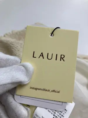LAUIR/ラウアー/ワンピース/ワンピース/ドレス/アイボリー/M