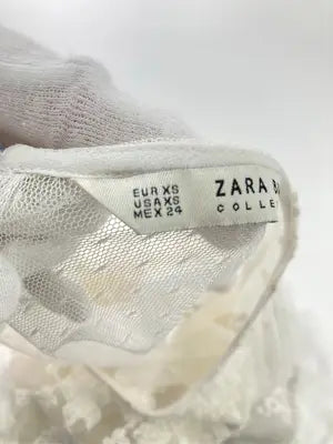 ZARA/ザラ/シャツ/ブラウス/トップス/アイボリー/XS