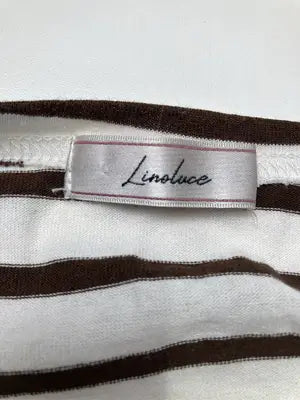 Linoluce/リノルーセ/Tシャツ/カットソー/トップス/ホワイト/M  バスト79～87  身長154～162