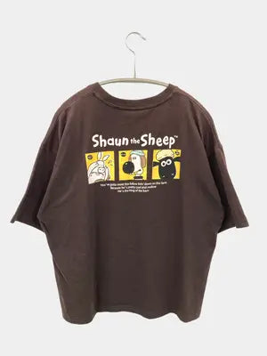 Shaun the Sheep/Tシャツ/カットソー/トップス/ブラウン/LL