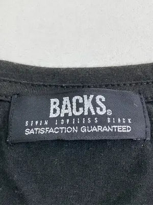 BACKS/バックス/Tシャツ/カットソー/トップス/ブラック/F