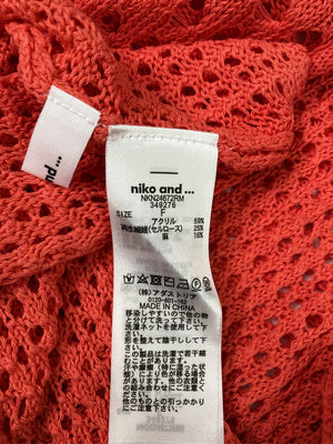 niko and .../ニコアンド/ニット/セーター/トップス/レッド/F