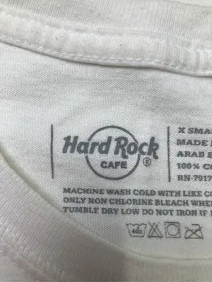 Hard Rock CAFE/ハードロックカフェ/Tシャツ/カットソー/トップス/ホワイト/XS