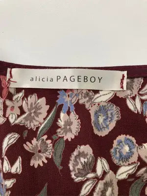 alicia PAGEBOY/アリシアページボーイ/ワンピース/ワンピース/ドレス/レッド/F