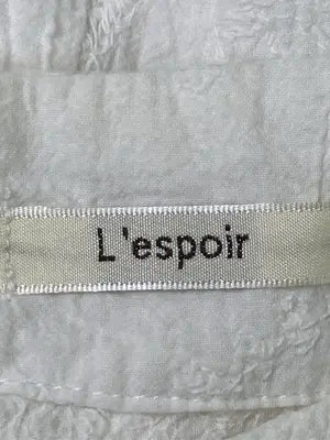 L'espoir/レスポワール/シャツ/ブラウス/トップス/アイボリー/L
