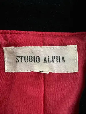 STUDIO ALPHA/セットアップ/ジャケット/アウター/レッド/9AR