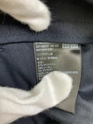 UNIQLO/ユニクロ/スラックス/パンツ/ブラック/M