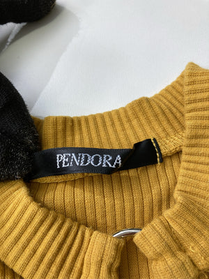 PENDORA/ペンドラ/Tシャツ/カットソー/トップス/イエロー/M