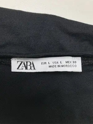 ZARA/ザラ/Tシャツ/カットソー/トップス/ブラック/L