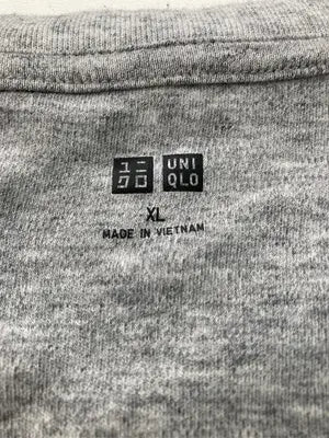 UNIQLO/ユニクロ/Tシャツ/カットソー/トップス/グレー/XL