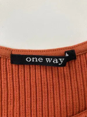 One Way/ワンウェイ/Tシャツ/カットソー/トップス/レッド/L