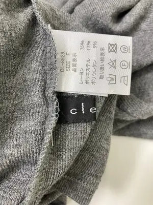 clear/クリア/Tシャツ/カットソー/トップス/グレー/F