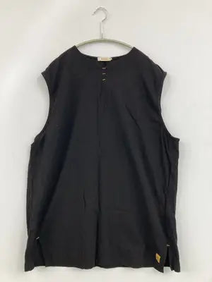 Fashion/ファッション/ノースリーブ/トップス/ブラック/2XL