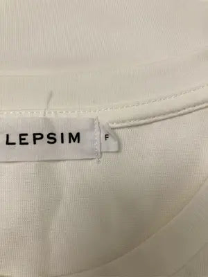 LEPSIM/レプシィム/Tシャツ/カットソー/トップス/ホワイト/F