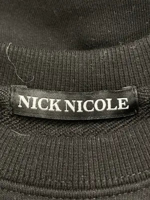 NICK NICOLE/ニックニコル/スウェット/トップス/ブラック