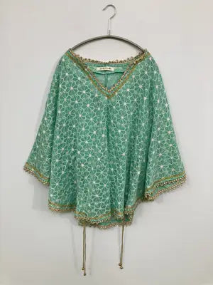 SHEINAR/Tシャツ/カットソー/トップス/グリーン/M