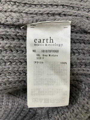 earth music&ecology/アースミュージックアンドエコロジー/ニット/セーター/トップス/グレー/F
